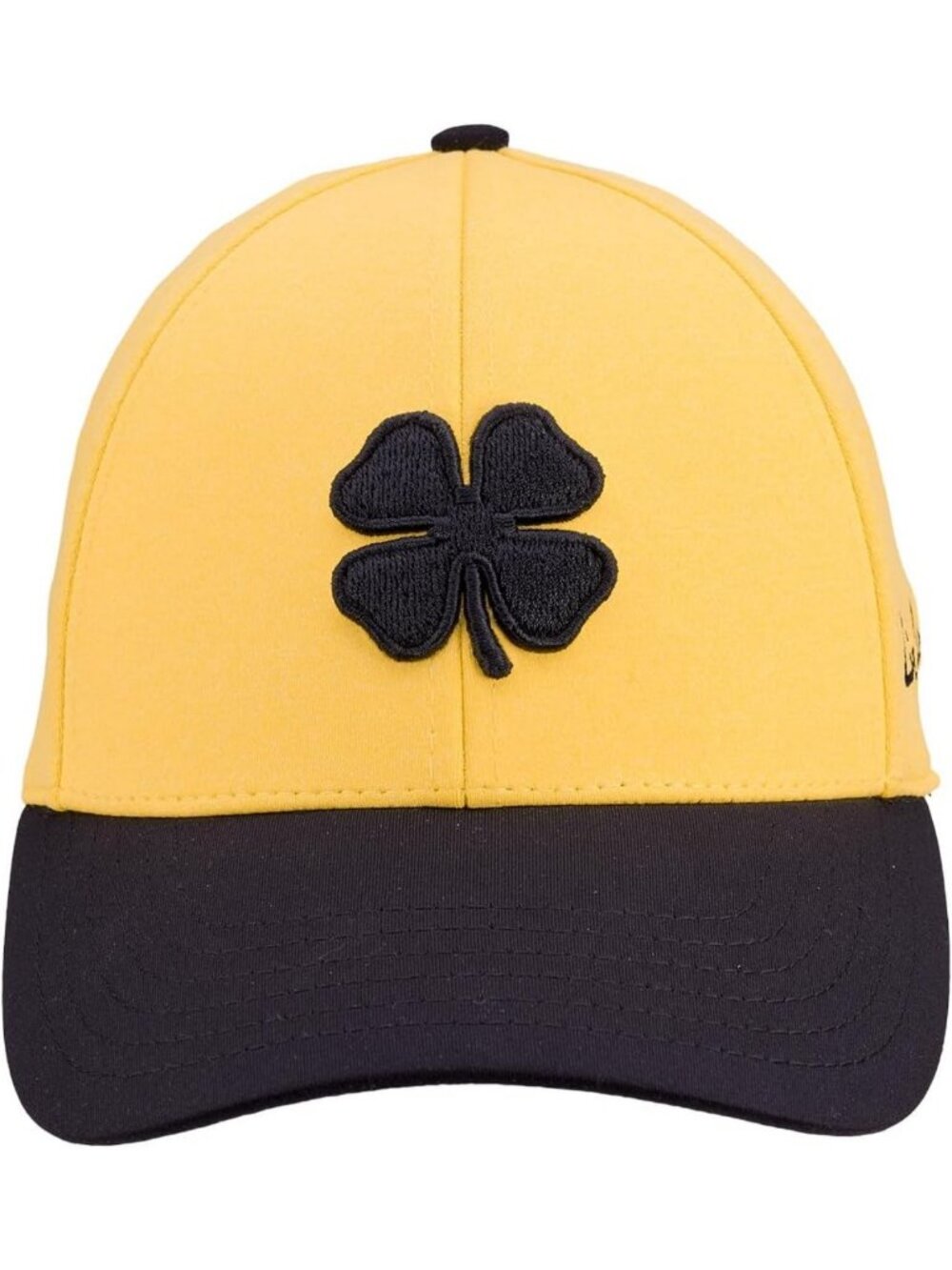 Stylish Black Laser Baseball Cap - Unisex, Lucky Heather Design, Perfect for
